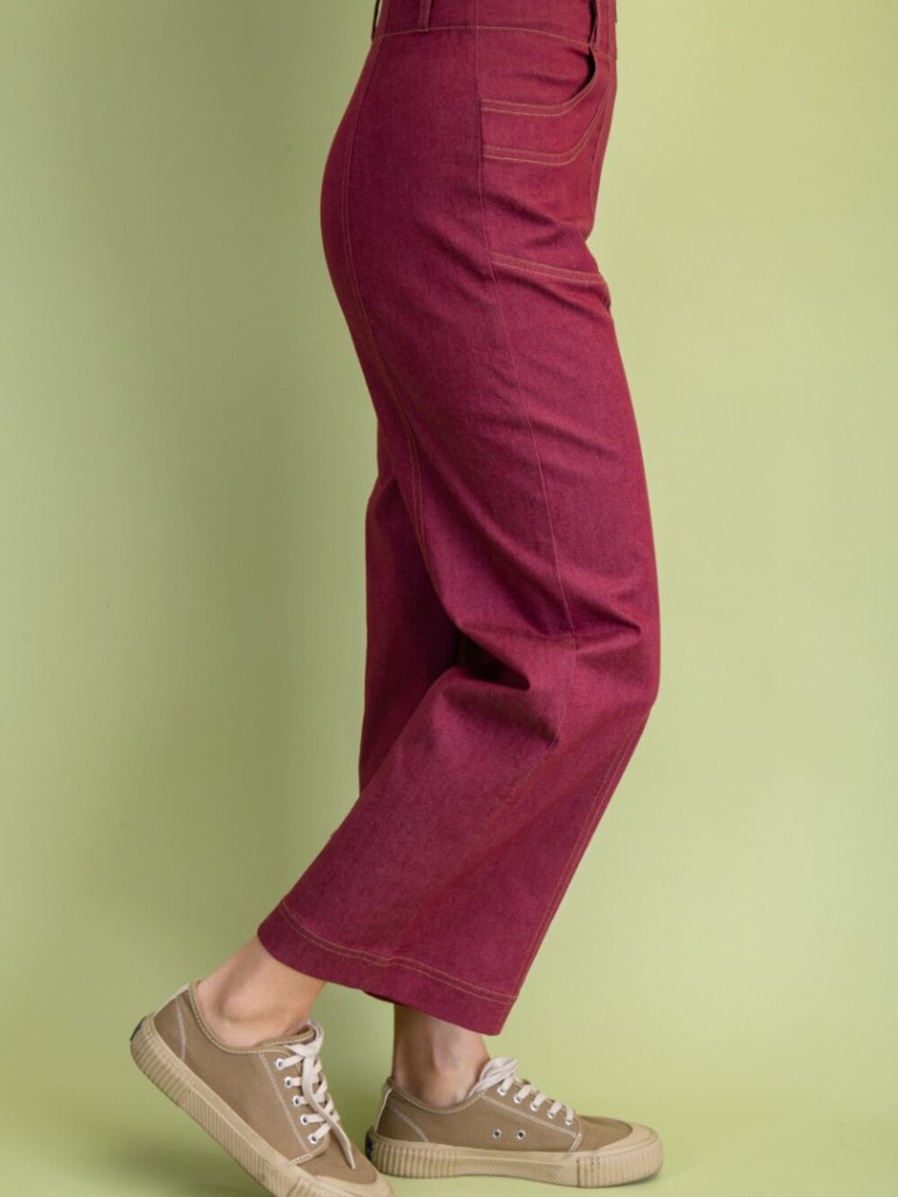 Gigio's Ankle Cropped Exposed Zipper Pants - Picture 4 of 7